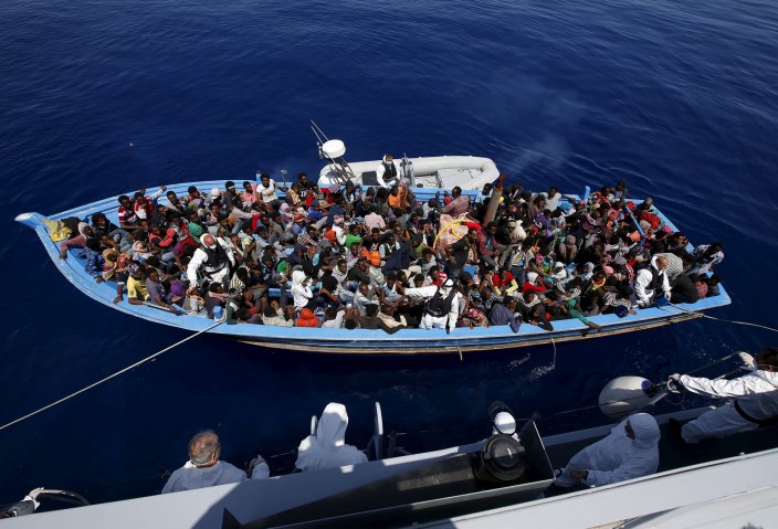 FRONTEX zachraňuje afrických migrantov pri líbyjskom pobreží